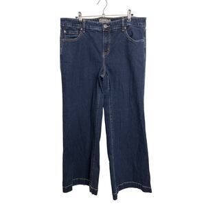 Torrid High Rise Wide Leg Jeans Womens 16S Dark Wash Denim Feel The Fit